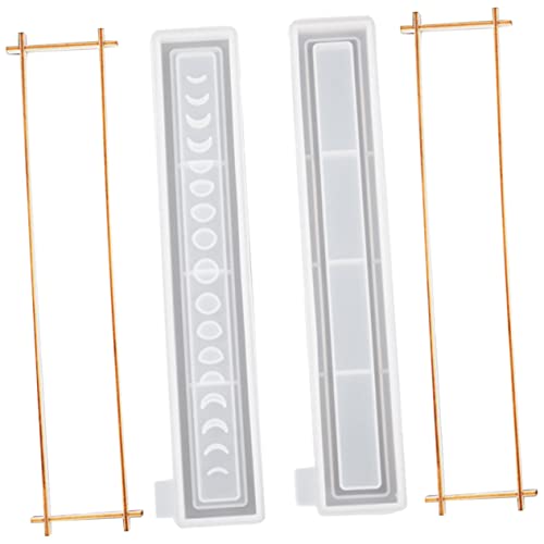 LIFKOME Mondphasen-mondstern-mondform Silikonformen Für Epoxidharz Räuchergefäß-gussform Diy-silikonform Epoxidharzform Für Aufbewahrungsboxen von LIFKOME