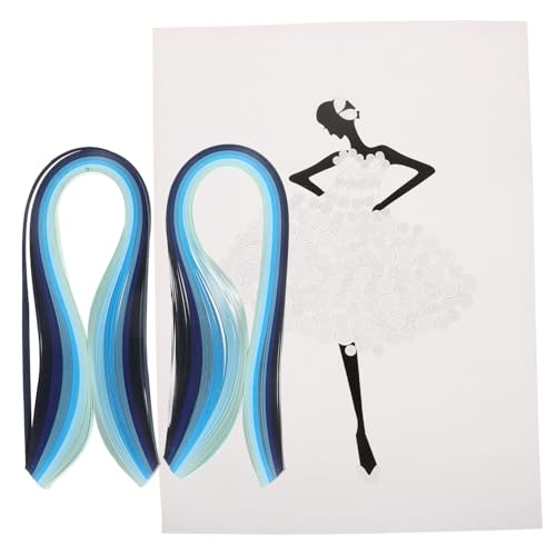 LIFKOME 1Satz Papier Quilling Mit Transparentpapier Scrapbooking Dekorationsmaterialien Handgefertigte Farbstreifen Für DIY Karten Für Bastelprojekte Und Gestaltung LIFKOME 1Satz Papier Quilling Mit Transparentpapier Scrapbooking Dekorationsmaterialien Handgefertigte Farbstreifen Für DIY Karten Für Bastelprojekte Und Gestaltung von LIFKOME
