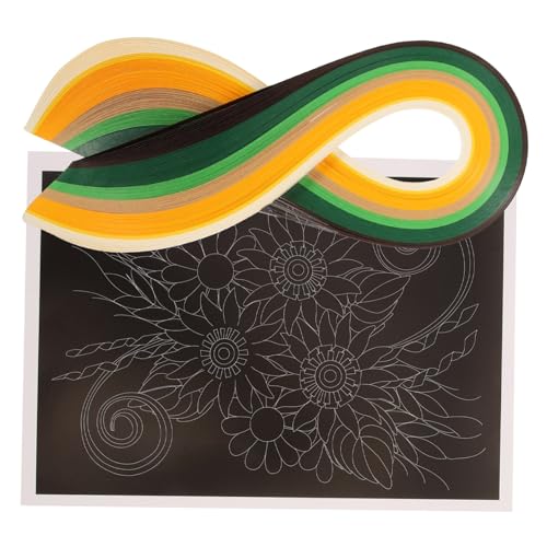 LIFKOME 1Satz Quilling Für Erwachsene Teiliges DIY Papiermaterial Mit Bunten Quilling Blumenstreifen Für Anfänger Und Bastel Zum Dekorieren Und Verschenken von LIFKOME