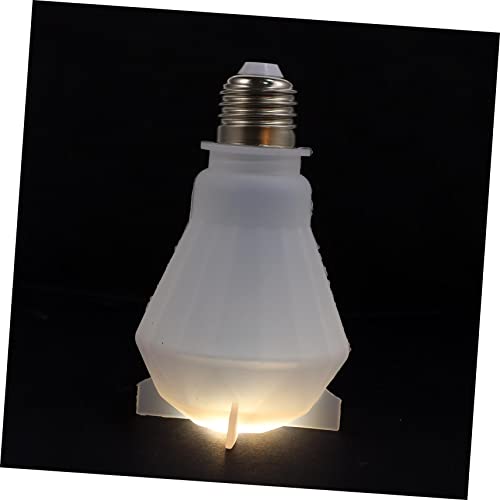 LIFKOME 1Satz Silikon Gießform für Glühbirne DIY Silikonlampenform Wiederverwendbar Transparent für Kreative Bastelprojekte und Designs von LIFKOME