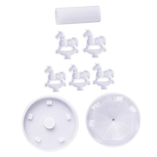 LIFKOME 1Satz Silikon Karussellform für DIY Dekoration Flexibel und Langlebig für Kreative Projekte mit Epoxidharz Leicht zu Entnehmen Reinigen von LIFKOME