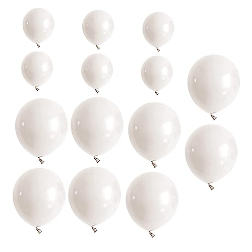 LIFKOME 1Satz Weißen Latexballons Für Geburtstagsfeiern Ballondekoration Für Babyparty Abschlussfeier Und Themenpartys Leicht Zu Befüllen Mit Luft von LIFKOME