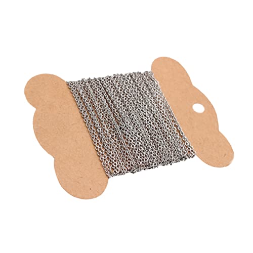 LIFKOME 1Stück DIY Schmuckkette Verdrehtes Kettenzubehör Für Halsketten Und Bastelarbeiten Und Langlebig Einfach Zu Verwenden Lagern LIFKOME 1Stück DIY Schmuckkette Verdrehtes Kettenzubehör Für Halsketten Und Bastelarbeiten Und Langlebig Einfach Zu Verwenden Lagern von LIFKOME