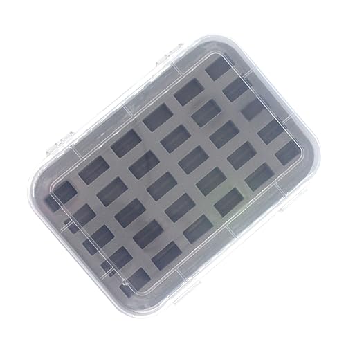 LIFKOME 1Stück Transparente Spulenbox mit Fächern und Schwammfixierung Tragbarer Bobbin Organizer für Nähbedarf für Zuhause und Unterwegs von LIFKOME
