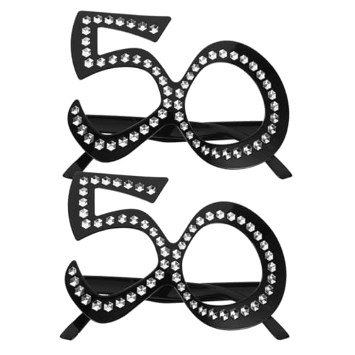 LIFKOME 2 Paare Geburtstag Brille Stylische Partybrillen Leicht und Robust Fotorequisite für Jubiläumsfeiern und Geburtstagsfeste Einheitsgröße LIFKOME 2 Paare Geburtstag Brille Stylische Partybrillen Leicht und Robust Fotorequisite für Jubiläumsfeiern und Geburtstagsfeste Einheitsgröße von LIFKOME
