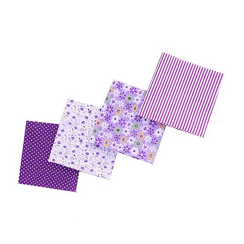 LIFKOME 2 Packungen Diy Baumwollstoff mit Kreativen Mustern für Kissenbezüge Tischdecken und Bastelprojekte Lila Teile für Nähprojekte und Handarbeiten LIFKOME 2 Packungen Diy Baumwollstoff mit Kreativen Mustern für Kissenbezüge Tischdecken und Bastelprojekte Lila Teile für Nähprojekte und Handarbeiten von LIFKOME
