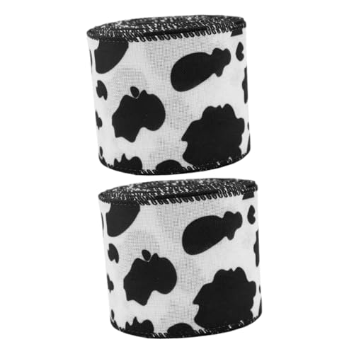 LIFKOME 2 Rollen Band Westernband Kuhbänder Zum Basteln Kuhdruckband Zum Dekorieren Kuhdruck Bastelband Tierdruck Stoffbänder Schleifenherstellungsband Polyester LIFKOME 2 Rollen Band Westernband Kuhbänder Zum Basteln Kuhdruckband Zum Dekorieren Kuhdruck Bastelband Tierdruck Stoffbänder Schleifenherstellungsband Polyester von LIFKOME