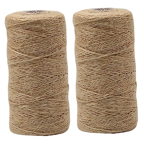 LIFKOME 2 Rollen Juteseil Strängige Bastelschnur für DIY für Dekoration Verpackung Gartenarbeit und für Kreative Projekte LIFKOME 2 Rollen Juteseil Strängige Bastelschnur für DIY für Dekoration Verpackung Gartenarbeit und für Kreative Projekte von LIFKOME
