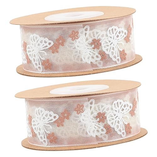 LIFKOME 2 Rollen Multifunktionales Geschenkband Schmetterlingsband in Glatte Oberfläche Farbbrillant Vielseitig für Geschenkverpackung DIY dekoration Kleidung und Bastelprojekte LIFKOME 2 Rollen Multifunktionales Geschenkband Schmetterlingsband in Glatte Oberfläche Farbbrillant Vielseitig für Geschenkverpackung DIY dekoration Kleidung und Bastelprojekte von LIFKOME