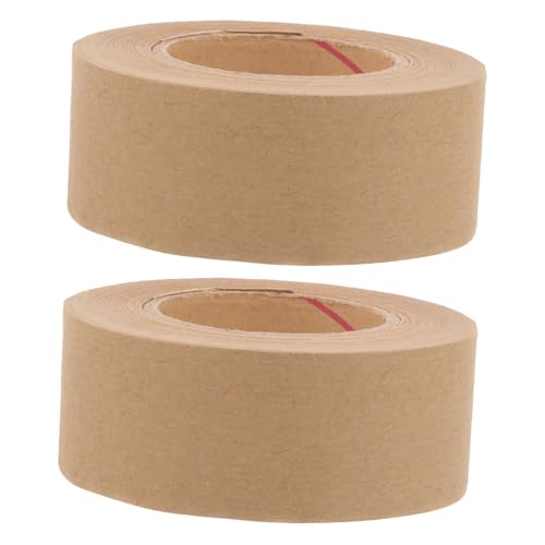 LIFKOME 2 Rollen Wasseraktivierte Framing Tape Wasserlösliche Klebebänder für Bilderrahmen Kunstwerke und Malerei für Lange Haltbarkeit und Schonende Anwendung von LIFKOME