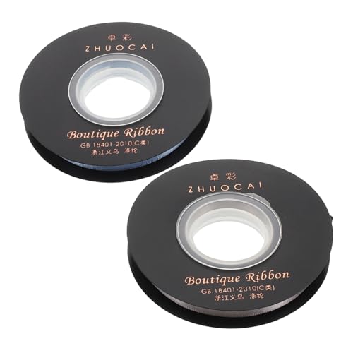 LIFKOME 2 Rollen Zartes Polyesterband, Verpackungsbänder, Polyesterband Für Geschenkverpackungen, Diy-projekte Zum Verpacken Von Partygeschenken, 20 Yards LIFKOME 2 Rollen Zartes Polyesterband, Verpackungsbänder, Polyesterband Für Geschenkverpackungen, Diy-projekte Zum Verpacken Von Partygeschenken, 20 Yards von LIFKOME