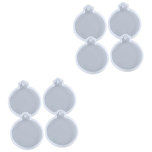 LIFKOME 2 Sätze Diy Silikon Rundplakettenform Teilig Epoxidharz Gießform Für Weihnachtsdekoration Schlüsselanhänger Und Bastelbedarf Praktisch Und Langlebig 4 Stück * 2 LIFKOME 2 Sätze Diy Silikon Rundplakettenform Teilig Epoxidharz Gießform Für Weihnachtsdekoration Schlüsselanhänger Und Bastelbedarf Praktisch Und Langlebig 4 Stück * 2 von LIFKOME