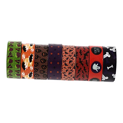 LIFKOME 2 Sätze Halloween Washi Tape Klebeband Für Dekoration Basteln Und Scrapbooking Mit Halloween Motiven Für Planer Und Journaling 8 Rollen * 2 LIFKOME 2 Sätze Halloween Washi Tape Klebeband Für Dekoration Basteln Und Scrapbooking Mit Halloween Motiven Für Planer Und Journaling 8 Rollen * 2 von LIFKOME