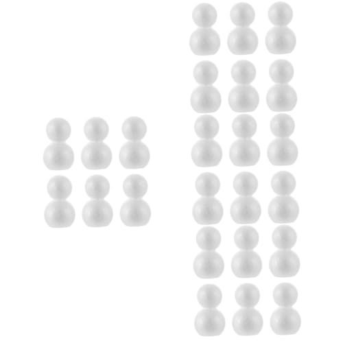 LIFKOME 2 Sätze Unvollendete Schneemannformen Für Diy Bastelmaterial Weiße Styroporkugeln Für Kinderhandwerk Weihnachtsdekoration Und Kreative Projekte 6 Stücke * 2 LIFKOME 2 Sätze Unvollendete Schneemannformen Für Diy Bastelmaterial Weiße Styroporkugeln Für Kinderhandwerk Weihnachtsdekoration Und Kreative Projekte 6 Stücke * 2 von LIFKOME