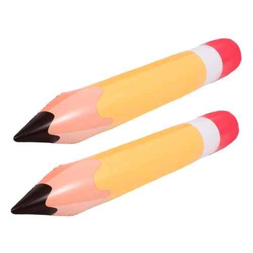 LIFKOME 2 Stück Aufblasbare PVC Bleistift Dekoration Leichtgewichtige Schulstart Deko Zum Aufhängen Klassenzimmer Party Zubehör Lebendige Farben LIFKOME 2 Stück Aufblasbare PVC Bleistift Dekoration Leichtgewichtige Schulstart Deko Zum Aufhängen Klassenzimmer Party Zubehör Lebendige Farben von LIFKOME