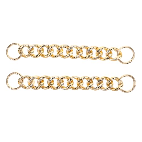 LIFKOME 2 Stück Bag Extender Chain Teiliges Metallverlängerungskette für Schultertaschen Verstärkte Kratzfeste Tasche Verlängerungskette Strapazierfähiges Accessoire für Mini und von LIFKOME