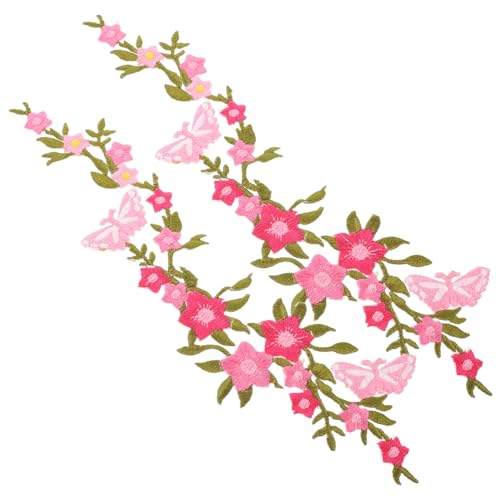LIFKOME 2 Stück Bestickte Bügelflicken mit Blumen und Schmetterlingsmotiv Kleine Stoffpatches zum Aufbügeln für Kleidung Reparatur und Dekoration Langlebig Hautfreundlich DIY Textil LIFKOME 2 Stück Bestickte Bügelflicken mit Blumen und Schmetterlingsmotiv Kleine Stoffpatches zum Aufbügeln für Kleidung Reparatur und Dekoration Langlebig Hautfreundlich DIY Textil von LIFKOME