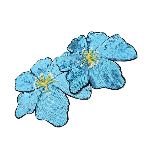 LIFKOME 2 Stück Bestickte Pailletten-blumen-patches: Für Kostüme Und Kleidung, Handgefertigte Stoffapplikationen Für Bühnenshows, Partys Und Künstlerische von LIFKOME