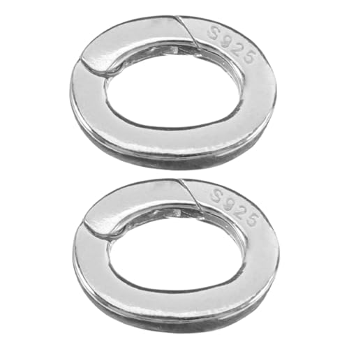 LIFKOME 2 Stück Diy-schmuck-federverschluss: Federverschlussringe, Halskettenverkürzer, Schmuckverbinder Für Die Herstellung Von Armbändern Und Schlüsselanhängern von LIFKOME