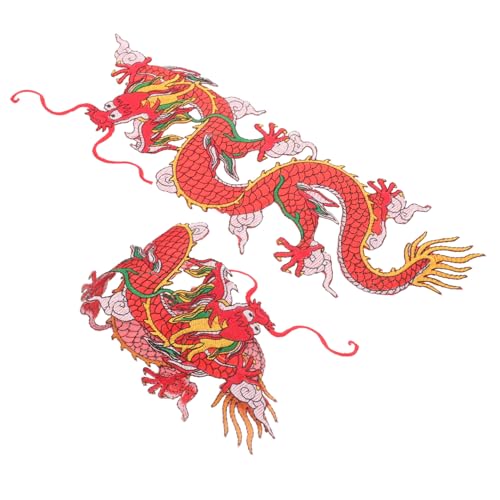 LIFKOME 2 Stück Drachenförmige Aufnäher Rote Diy Dragon Pattern Bügelpatches Kleine Bügelaufnäher für Jacken Taschen und Kostüme LIFKOME 2 Stück Drachenförmige Aufnäher Rote Diy Dragon Pattern Bügelpatches Kleine Bügelaufnäher für Jacken Taschen und Kostüme von LIFKOME