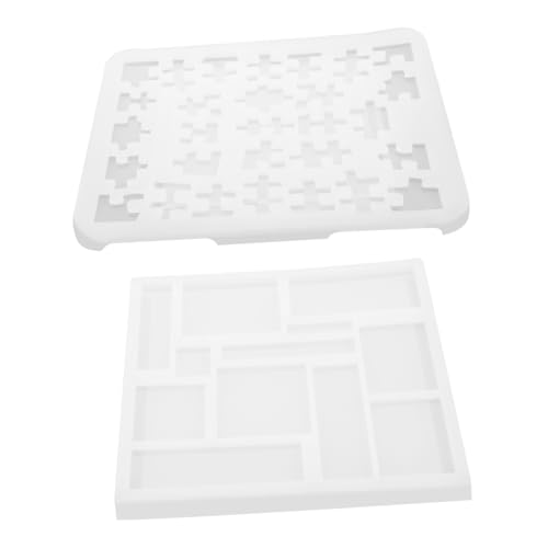 LIFKOME 2 Stück Geometrische Silikonform DIY Gießform für Epoxidharz Innovatives Puzzle Mold Reusable Flexibel Einfach zu Reinigen für Schmuck und Dekoration LIFKOME 2 Stück Geometrische Silikonform DIY Gießform für Epoxidharz Innovatives Puzzle Mold Reusable Flexibel Einfach zu Reinigen für Schmuck und Dekoration von LIFKOME