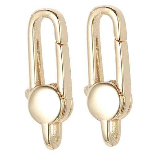 LIFKOME 2 Stück Goldfarbene Lobster Clasp für DIY Schmuckherstellung Hochwertige Verbindungselemente für und Armbänder für Kreative Projekte von LIFKOME