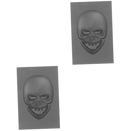 LIFKOME 2 Stück Graphit Gussform Schädel für Gold Silber Hochdichte Graphit Gießform für Experimentier und Bildungszwecke Robuste und Langlebige Bauweise LIFKOME 2 Stück Graphit Gussform Schädel für Gold Silber Hochdichte Graphit Gießform für Experimentier und Bildungszwecke Robuste und Langlebige Bauweise von LIFKOME