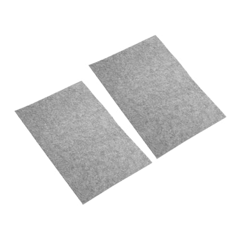 LIFKOME 2 Stück Graue Kalligraphie Filzmatte Rechteckige Schreibtischunterlage Filzpad Schutz für Desktop Malerei und Schreibübungen Langlebig Schneidbar für Zuhause und Büro Geeignet von LIFKOME