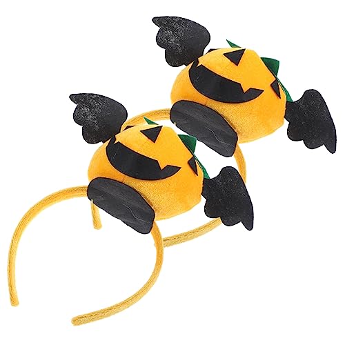 LIFKOME 2 Stück Halloween Haarband Teiliges Kürbis Stirnband Leichtes Cosplay Kostüm Party Kopfschmuck für Erwachsene und Farbenfrohes Bequemes Accessoire für Halloween und Themenpartys LIFKOME 2 Stück Halloween Haarband Teiliges Kürbis Stirnband Leichtes Cosplay Kostüm Party Kopfschmuck für Erwachsene und Farbenfrohes Bequemes Accessoire für Halloween und Themenpartys von LIFKOME