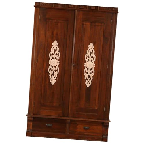 LIFKOME 2 Stück Holzgeschnitzte Möbelapplikationen aus Massivholz Klassische Geschnitzte Dekorationen für Möbel und Wände Sichere Langlebige Holzornamente zum Bemalen Eleganter LIFKOME 2 Stück Holzgeschnitzte Möbelapplikationen aus Massivholz Klassische Geschnitzte Dekorationen für Möbel und Wände Sichere Langlebige Holzornamente zum Bemalen Eleganter von LIFKOME