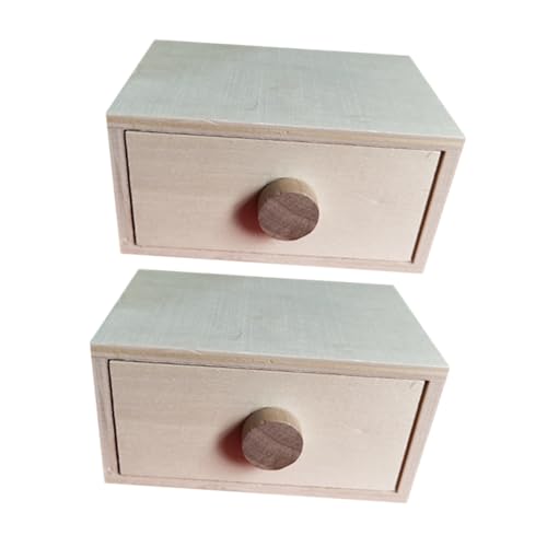 LIFKOME 2 Stück Holzkiste Kleine Schubladenbox aus Holz Langlebig Leicht Praktischer DIY Aufbewahrungsorganizer für Schmuck Kosmetik und Kleinteile Geeignet für Zuhause Büro und Schule LIFKOME 2 Stück Holzkiste Kleine Schubladenbox aus Holz Langlebig Leicht Praktischer DIY Aufbewahrungsorganizer für Schmuck Kosmetik und Kleinteile Geeignet für Zuhause Büro und Schule von LIFKOME