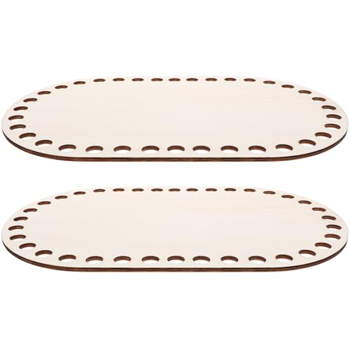 LIFKOME 2 Stück Holzunterlagen für Häkelkörbe DIY Korbboden für Taschen und Langlebig für Kreative Bastelprojekte LIFKOME 2 Stück Holzunterlagen für Häkelkörbe DIY Korbboden für Taschen und Langlebig für Kreative Bastelprojekte von LIFKOME