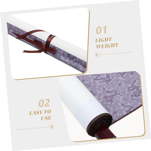 LIFKOME 2 Stück Kalligraphie Kunstrolle Leere Chinesische Malerei Schriftrolle mit Tiefblauem Hintergrund Wassersaugendes Xuan Papier für Pinselmalerei DIY Wanddeko für Künstler LIFKOME 2 Stück Kalligraphie Kunstrolle Leere Chinesische Malerei Schriftrolle mit Tiefblauem Hintergrund Wassersaugendes Xuan Papier für Pinselmalerei DIY Wanddeko für Künstler von LIFKOME
