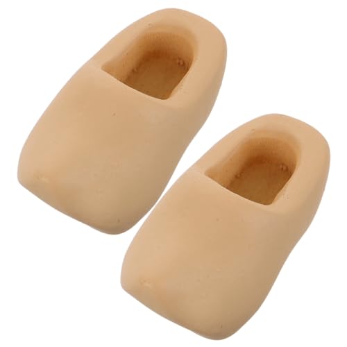 LIFKOME 2 Stück Mini Holzschuhe Unvollendete Puppenschuhe Holz für Diy Dekoration im Puppenhaus für Kreative Bastelprojekte und Miniatur Hausgestaltung LIFKOME 2 Stück Mini Holzschuhe Unvollendete Puppenschuhe Holz für Diy Dekoration im Puppenhaus für Kreative Bastelprojekte und Miniatur Hausgestaltung von LIFKOME