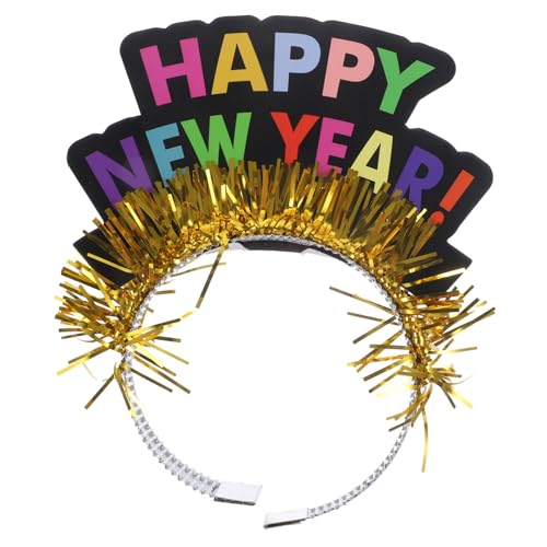 LIFKOME 2 Stück Neujahrs Party Haarreif Farbenfrohes Stirnband Festlicher Kopfschmuck Bequemes Design für Party Festival Bar Geeignet Schonend Fürs Haar Leicht Tragbar und Praktisch LIFKOME 2 Stück Neujahrs Party Haarreif Farbenfrohes Stirnband Festlicher Kopfschmuck Bequemes Design für Party Festival Bar Geeignet Schonend Fürs Haar Leicht Tragbar und Praktisch von LIFKOME