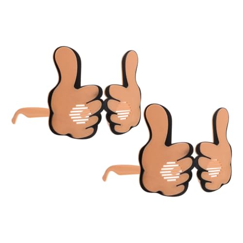 LIFKOME 2 Stück Partybrillen aus Leichtem Material Originelle Lustige Cheerleader brille für Karneval Mottoparty und Spiele Hautfarbener Daumen als Dekoratives Party accessoire LIFKOME 2 Stück Partybrillen aus Leichtem Material Originelle Lustige Cheerleader brille für Karneval Mottoparty und Spiele Hautfarbener Daumen als Dekoratives Party accessoire von LIFKOME