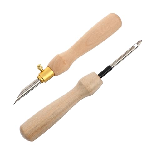 LIFKOME 2 Stück Punch Needle Stickerei mit Holzgriff und Fädler DIY Stickwerkzeuge für Kreative Nähprojekte und Kunsthandwerk für Erwachsene LIFKOME 2 Stück Punch Needle Stickerei mit Holzgriff und Fädler DIY Stickwerkzeuge für Kreative Nähprojekte und Kunsthandwerk für Erwachsene von LIFKOME