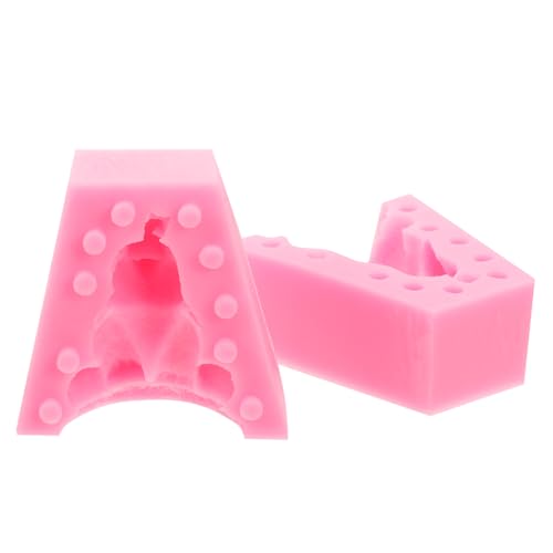 LIFKOME 2 Stück Silikonform Elefant Gießform für Kuchen Seife DIY Basteln Langlebig Bpa Frei Vielseitig Wiederverwendbar Kreative Formen für Handwerk von LIFKOME