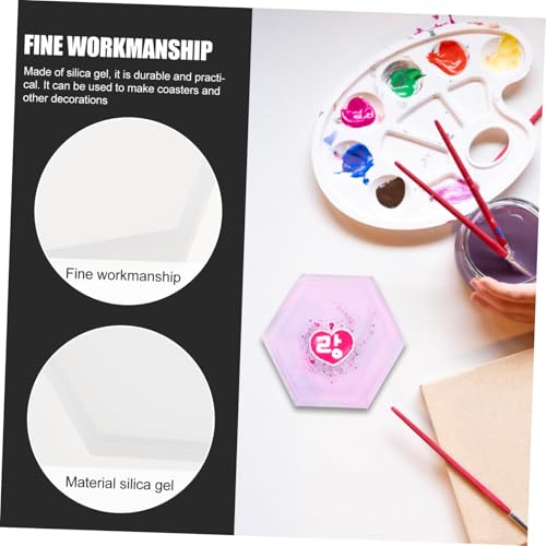 LIFKOME 2 Stück Silikonform Hexagon für DIY Epoxidharz Untersetzer Flexibel Transparent Rutschfest Einfach zu Reinigen für Handwerk Getränkeuntersetzer Kreative Bastelprojekte LIFKOME 2 Stück Silikonform Hexagon für DIY Epoxidharz Untersetzer Flexibel Transparent Rutschfest Einfach zu Reinigen für Handwerk Getränkeuntersetzer Kreative Bastelprojekte von LIFKOME