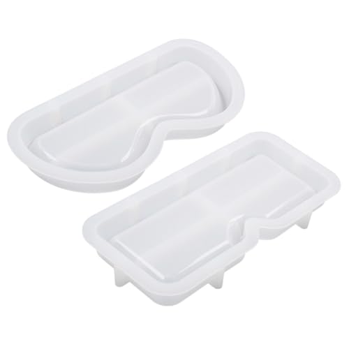 LIFKOME 2 Stück Silikonform für Brillenhalter Flexible Epoxidharz Gießform für DIY Brillenablagen Langlebige Silikon Tray Mold mit Glatter Oberfläche für Kreative Schmuck Wohnaccessoires LIFKOME 2 Stück Silikonform für Brillenhalter Flexible Epoxidharz Gießform für DIY Brillenablagen Langlebige Silikon Tray Mold mit Glatter Oberfläche für Kreative Schmuck Wohnaccessoires von LIFKOME