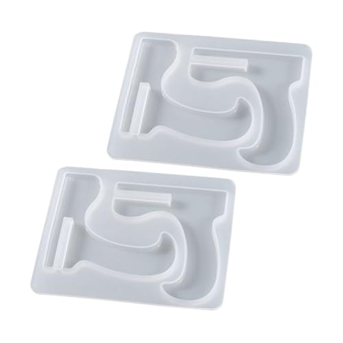 LIFKOME 2 Stück Silikonform für DIY Handyhalter Gießform aus Langlebigem Leichtem Material Unregelmäßige Form mit Hoher Spiegeloberfläche für Resin Kunsthandwerk und Buchstützen LIFKOME 2 Stück Silikonform für DIY Handyhalter Gießform aus Langlebigem Leichtem Material Unregelmäßige Form mit Hoher Spiegeloberfläche für Resin Kunsthandwerk und Buchstützen von LIFKOME