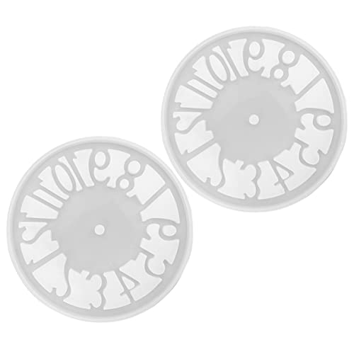 LIFKOME 2 Stück Silikonformen für Uhren DIY Gießformen für Handgemachte Uhren Epoxidharzgeeignet mit Feinen Details und Praktischen Funktionen für Kreative Bastelprojekte von LIFKOME