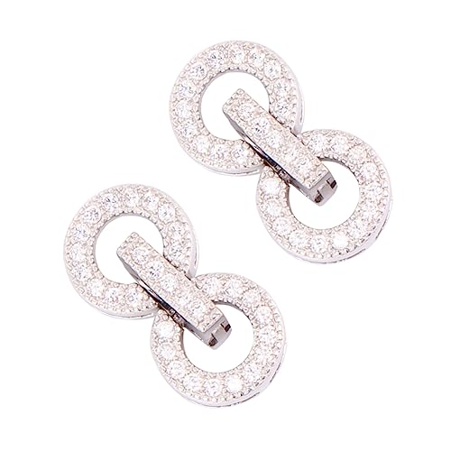 LIFKOME 2 Stück Sterling Silber Kettenverschluss Feiner Schmuckverschluss für Armband und Halskette DIY Verbindungselemente zum Basteln von Schmuck Geeignet für Persönliche und LIFKOME 2 Stück Sterling Silber Kettenverschluss Feiner Schmuckverschluss für Armband und Halskette DIY Verbindungselemente zum Basteln von Schmuck Geeignet für Persönliche und von LIFKOME