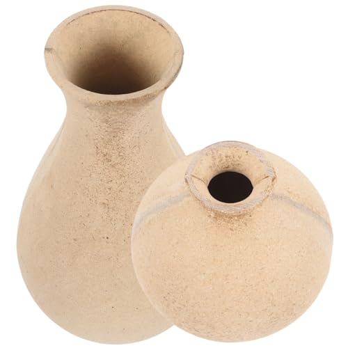 LIFKOME 2 Stück Teiliges DIY Holzblumenvase Natürliche Leichte Holzvasen für Handbemalung Dekorative Blumentöpfe für Wohnzimmer Büro Platzsparend und Einfach zu Gestalten LIFKOME 2 Stück Teiliges DIY Holzblumenvase Natürliche Leichte Holzvasen für Handbemalung Dekorative Blumentöpfe für Wohnzimmer Büro Platzsparend und Einfach zu Gestalten von LIFKOME