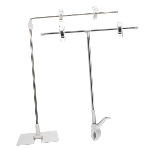 LIFKOME 2 Stück Teiliges Höhenverstellbares Tischständer Form und T Form Werbeaufsteller für Hochzeitsposter Vielseitiger Plakatständer für Innen und Außenbereich von LIFKOME