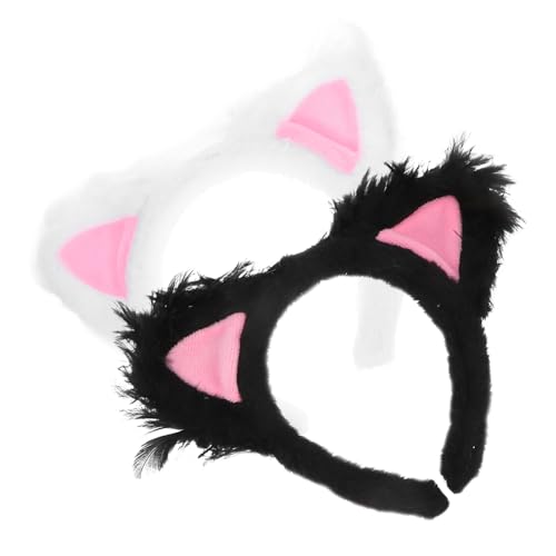 LIFKOME 2 Stück Teiliges Katzenohren Haarband aus Weichem Plüsch Bequemes Party Stirnband für Damen Geeignet für Fasching Geburtstagsfeiern Cosplay und Karneval Niedliches Haarschmuck LIFKOME 2 Stück Teiliges Katzenohren Haarband aus Weichem Plüsch Bequemes Party Stirnband für Damen Geeignet für Fasching Geburtstagsfeiern Cosplay und Karneval Niedliches Haarschmuck von LIFKOME