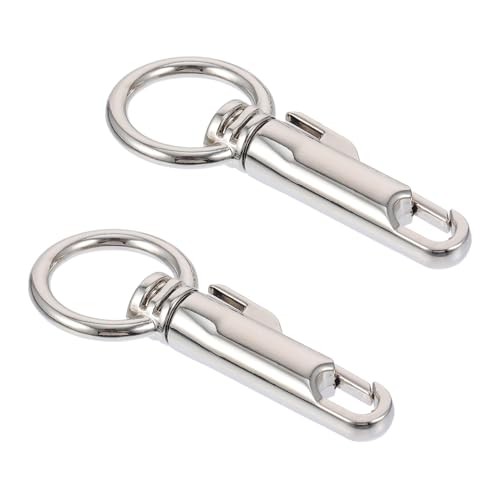 LIFKOME 2 Stück Teiliges Metall Schnapphaken für Damen Taschen Schulterriemen Drehbare Schlüsselanhänger Clips Robust und Vielseitig für DIY Zubehör und Ersatzverschlüsse von LIFKOME