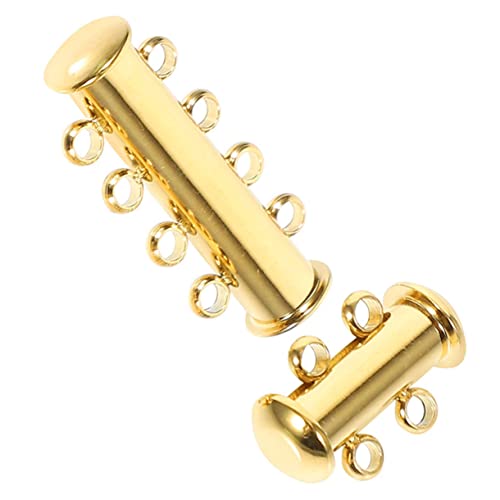 LIFKOME 2 Stück Teiliges Premium Kettenverschluss für Schmuckherstellung Verbindungsverschlüsse für Armbänder und Langlebig und Praktisch für DIY Projekte von LIFKOME