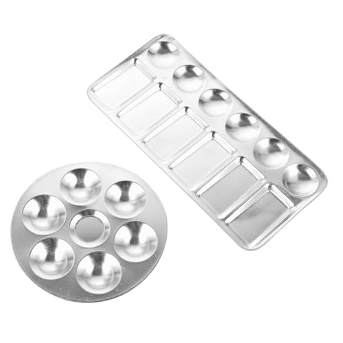 LIFKOME 2 Stück Teiliges Runde und Rechteckige Maltrays für Künstler Bastler und Schüler zum und Halten von Farben Leicht zu Reinigen LIFKOME 2 Stück Teiliges Runde und Rechteckige Maltrays für Künstler Bastler und Schüler zum und Halten von Farben Leicht zu Reinigen von LIFKOME