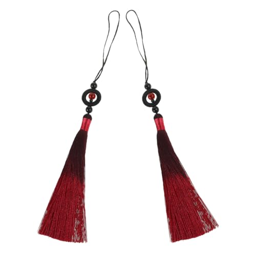 LIFKOME 2 Stück Teiliges Schwertquasten aus Polyester Traditioneller Chinesischer Stil mit Farbverlauf Leichte Langlebige Martial Arts Anhänger zur Dekoration von Schwertern und Guqin LIFKOME 2 Stück Teiliges Schwertquasten aus Polyester Traditioneller Chinesischer Stil mit Farbverlauf Leichte Langlebige Martial Arts Anhänger zur Dekoration von Schwertern und Guqin von LIFKOME